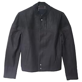Balenciaga-Balenciaga Jacke mit Reißverschlussdetail aus schwarzer Wolle-Schwarz