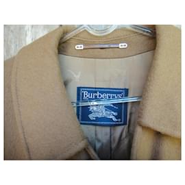 Burberry-T-Mantel aus Burberry-Loden 50-Beige