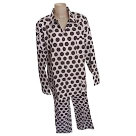 Moschino-Pijama con lunares de Moschino Underwear-Negro,Blanco