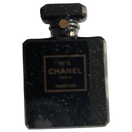 CHANEL FLASCHE N BROSCHE5 Schwarz