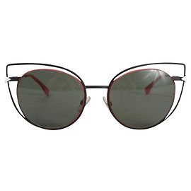Fendi cat eye sunglasses Black Metallic