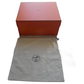 caixa completa para bolsa hermès birkin 30cms Outro Laranja