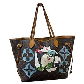 Louis Vuitton Neverfull Multicolore Marron foncé