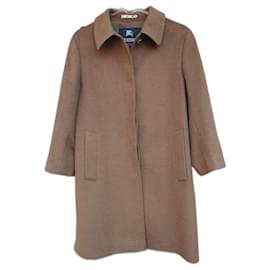 Burberry-Burberry coat wool / cashmere / angora t 36-Brown