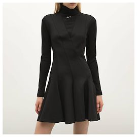 Off White Vestido blanco roto Otro