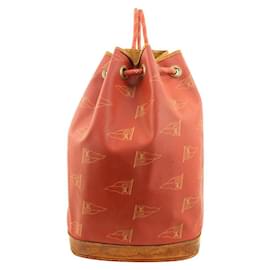 Louis Vuitton-1995 LV Cup Red St Tropez Drawstring Bucket Hobo-Other