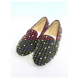 Christian Louboutin-Christian Louboutin ROLLERCABO FLAT VEAU VELO RS / GG / with box / shoes / 37-Other
