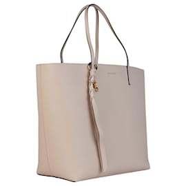 Alexander Mcqueen-Skull Leather Tote-Beige