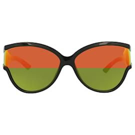 Balenciaga-Óculos de sol de injeção de armação quadrada Balenciaga-Preto