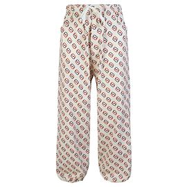Pantaloni da jogging Gucci bimateriale Multicolore