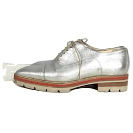 Christian Louboutin-Christian Louboutin Shoes / 37 / SLV / Lace-up shoes / Silver-Silvery