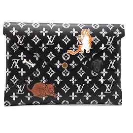 Louis Vuitton Kirigami Pochette Black Catogram Monogram Canvas Black