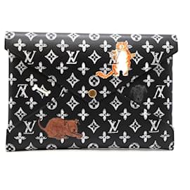 Louis Vuitton-Louis Vuitton Kirigami Pochette Black Catogram Monogram Canvas-Black