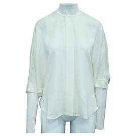 Alexander Mcqueen-Ivory Loose Fitting Shirt-White,Cream