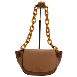 Bolsa de ombro de couro Bend Simon Miller em couro marrom Marrom
