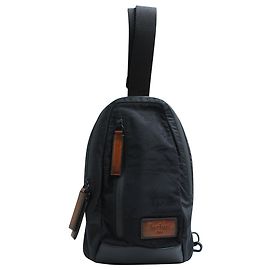 Borsa Monospalla Berluti in Nylon e Pelle Nera Nero