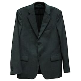 Miu Miu-Traje de chaqueta y pantalón Miu Miu en lana virgen negra-Gris