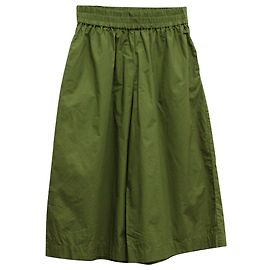 Baum und Pferdgarten Neama Geraffter Hosenrock aus grüner Bio-Baumwolle Grün