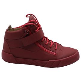 Baskets Montantes Giuseppe Zanotti en Cuir Rouge Rouge