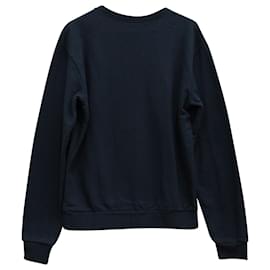 Autre Marque-APC USA Print Sweater in Blue Cotton-Blue,Navy blue