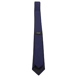 Jil Sander-Gravata de ponta pontiaguda Jil Sander em lã azul marinho-Azul,Azul marinho