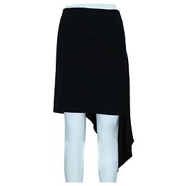 Dkny Mini saia preta assimétrica Preto