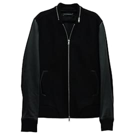 Zadig & Voltaire-Zadig & Voltaire Varsity Jacket in Black Wool-Black