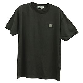 Camiseta Stone Island Logo Patch em algodão verde oliva Verde Verde oliva