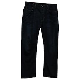 Autre Marque-Jeans Acne Studios Bla Konst corte reto em algodão azul escuro-Outro