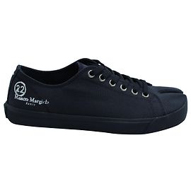 Maison Martin Margiela Maison Margiela Baskets Tabi en Toile de Coton Bleu Marine Bleu Bleu Marine