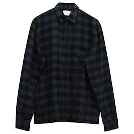 Sandro-Sandro Paris Checkered Print Overshirt in Multicolor Cotton -Other