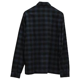 Sandro-Sandro Paris Checkered Print Overshirt in Multicolor Cotton -Other
