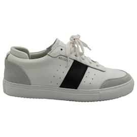 Autre Marque-Axel Arigato Dunk V2 Sneakers in Pelle Bianca-Bianco