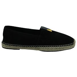 Espadrillas Fendi in Pelle Nera Nero