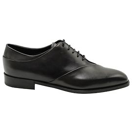 Berluti Alessandro Demesure Oxford in Black Leather Black