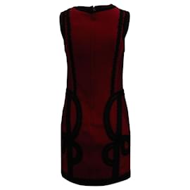 Dolce & Gabbana-Dolce & Gabbana Beschnittenes Kleid aus roter Viskose-Rot