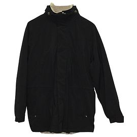Loro Piana Traveller Jacke aus schwarzem Nylon Schwarz