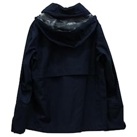 Louis Vuitton-Louis Vuitton Ski Parka with Packable Hood in Blue Polyester-Blue,Navy blue