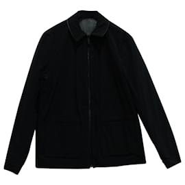 Theory-Theory Reversible Jacket in Black Polyester-Black