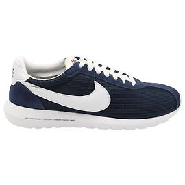Nike x Fragment Roshe LD-1000 Baskets QS en Nylon Blanc Obsidienne Bleu Bleu Marine
