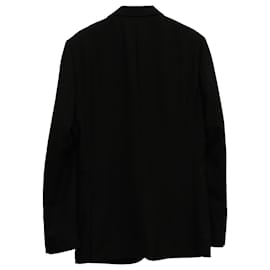 Sandro-Sandro Anzugjacke aus schwarzer Wolle-Schwarz