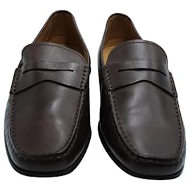 Tod's-Tods Gommino Driving Shoes in Brown Leather-Brown