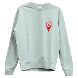 Ami Paris-Sweat Ami "You Are Here" en Coton Gris-Gris