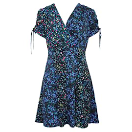French Connection-Kurzärmliges Kleid mit Blumendruck-Andere
