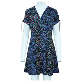 French Connection-Kurzärmliges Kleid mit Blumendruck-Andere