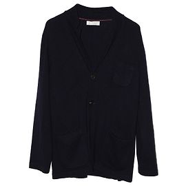 Brunello Cucinelli Button Front Cardigan in Black Cashmere Black