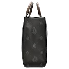 Berluti-Berluti Ulysse Canvas-Paneled Tote in Black Leather-Other