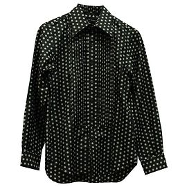 Junya Watanabe Polka Dot Print Button-Down-Hemd aus mehrfarbigem Polyester Andere Python drucken