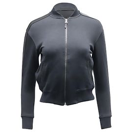 Bomber Polo Ralph Lauren con zip e dettaglio in raso in cotone nero Nero