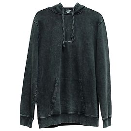 Moletom com logo estampado Saint Laurent em algodão cinza Cinza